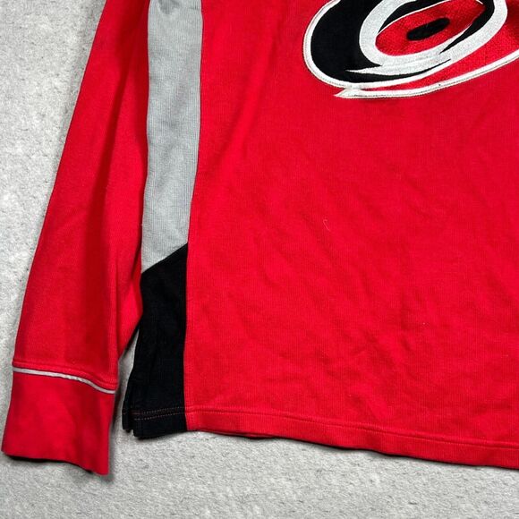 Old Time Hockey NHL Carolina Hurricanes Red Sweatshirt #53 Jeff Skinner SIGNED - Picture 4 of 11